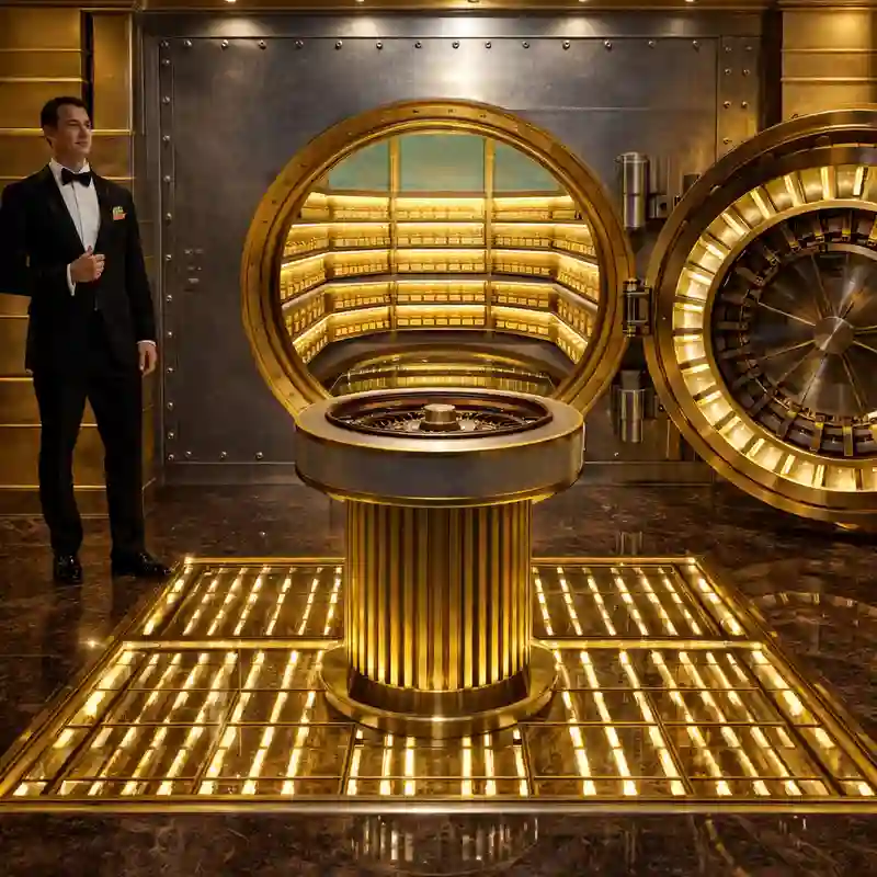 Gold Vault Roulette live casino